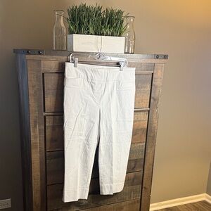 Zac & Rachel White Cropped Stretch Jeans